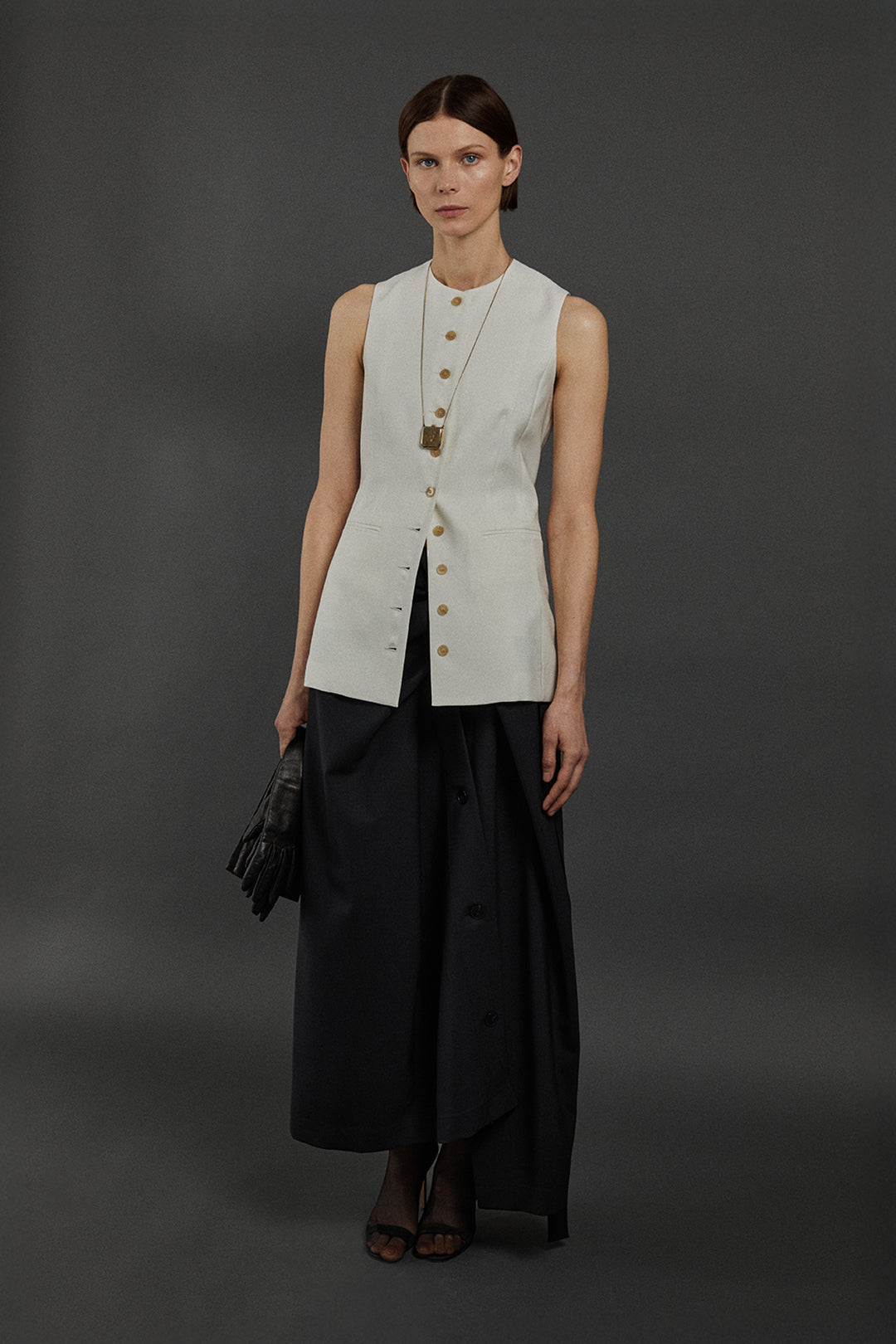 Paulina Top in Ivory