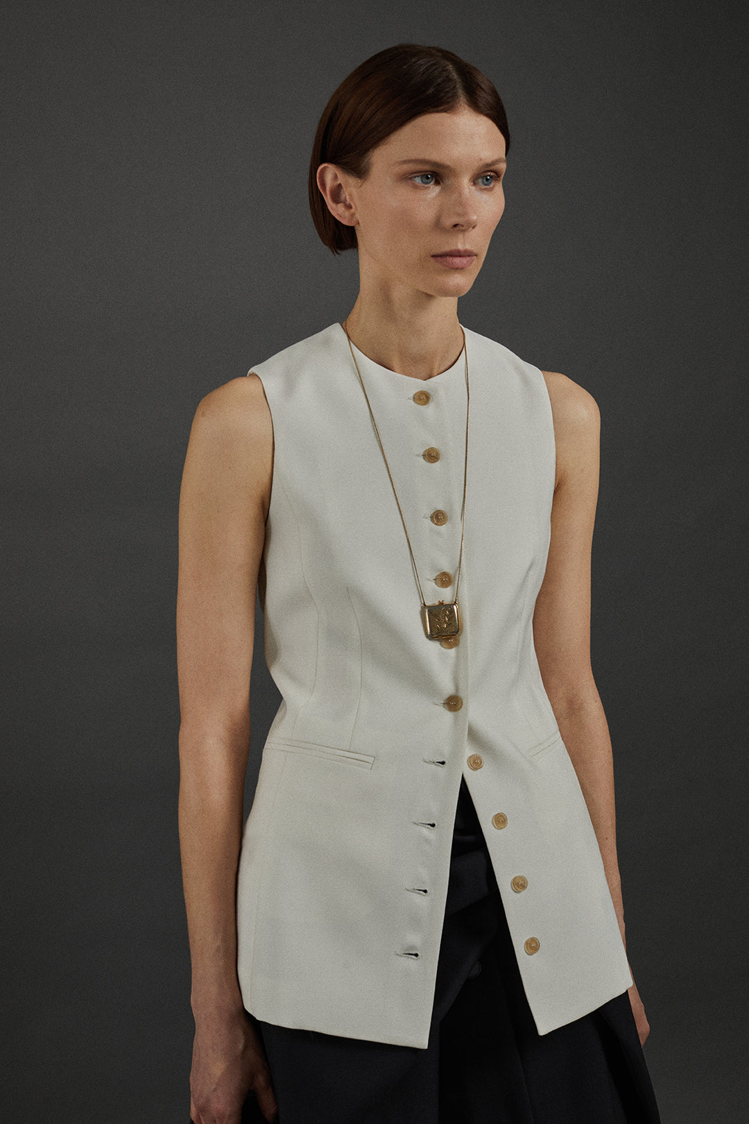 Paulina Top in Ivory