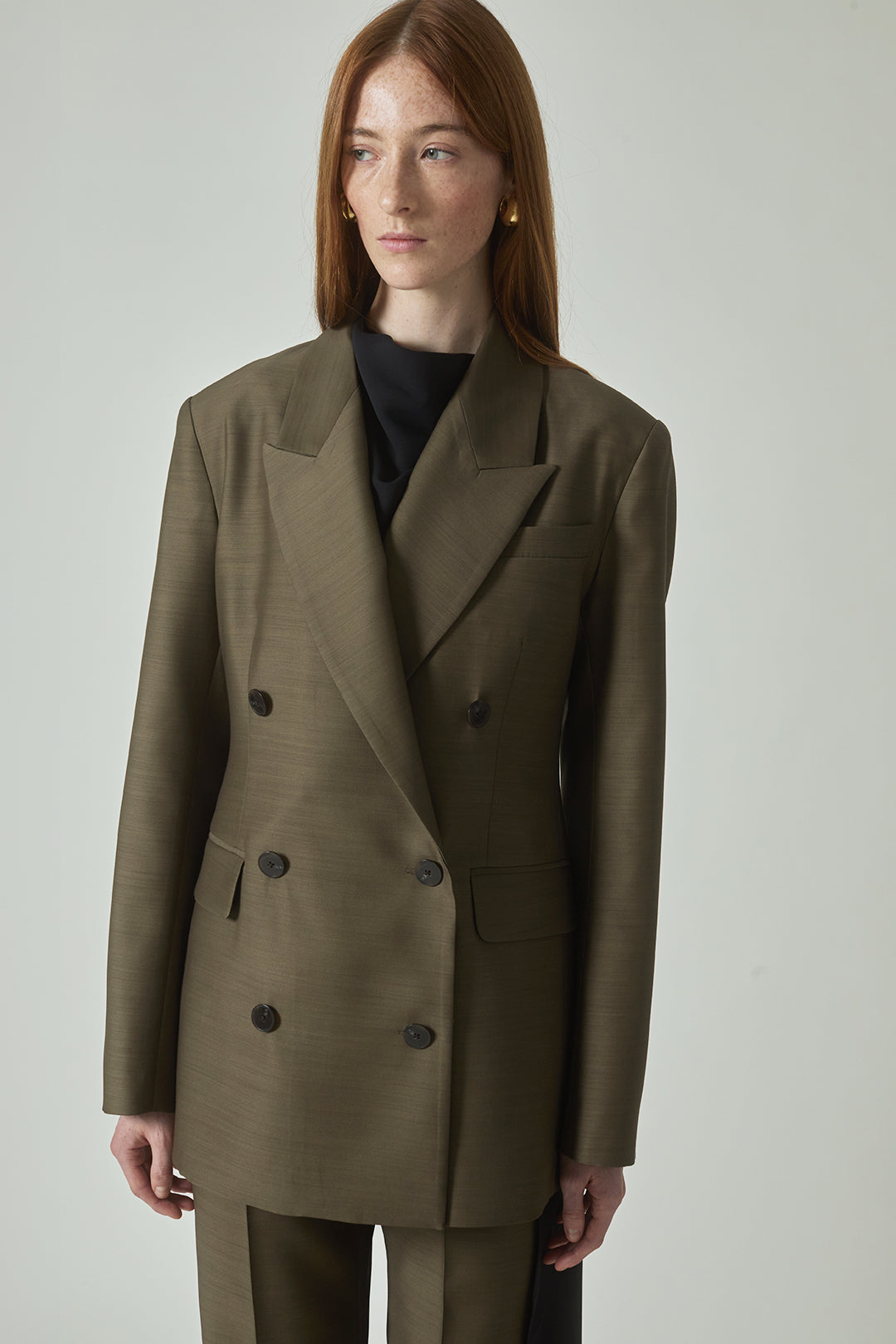 Estelle Blazer in Silk Wool
