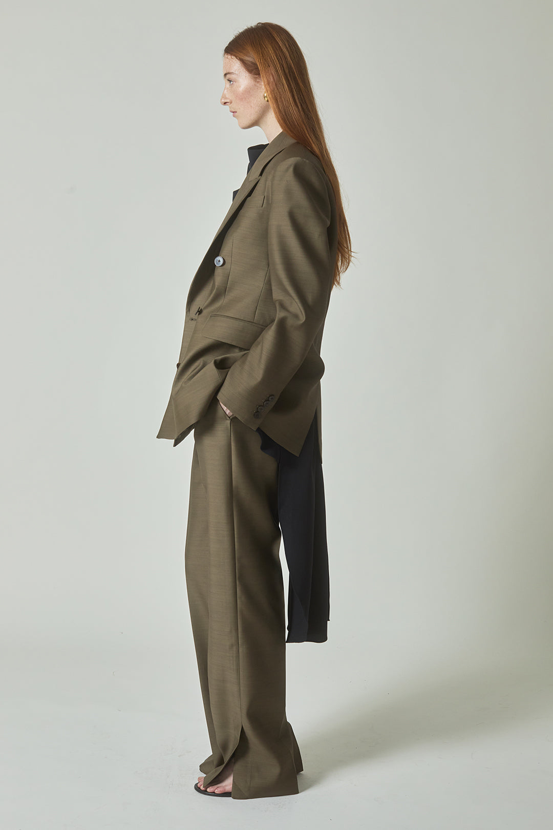 Estelle Blazer in Silk Wool