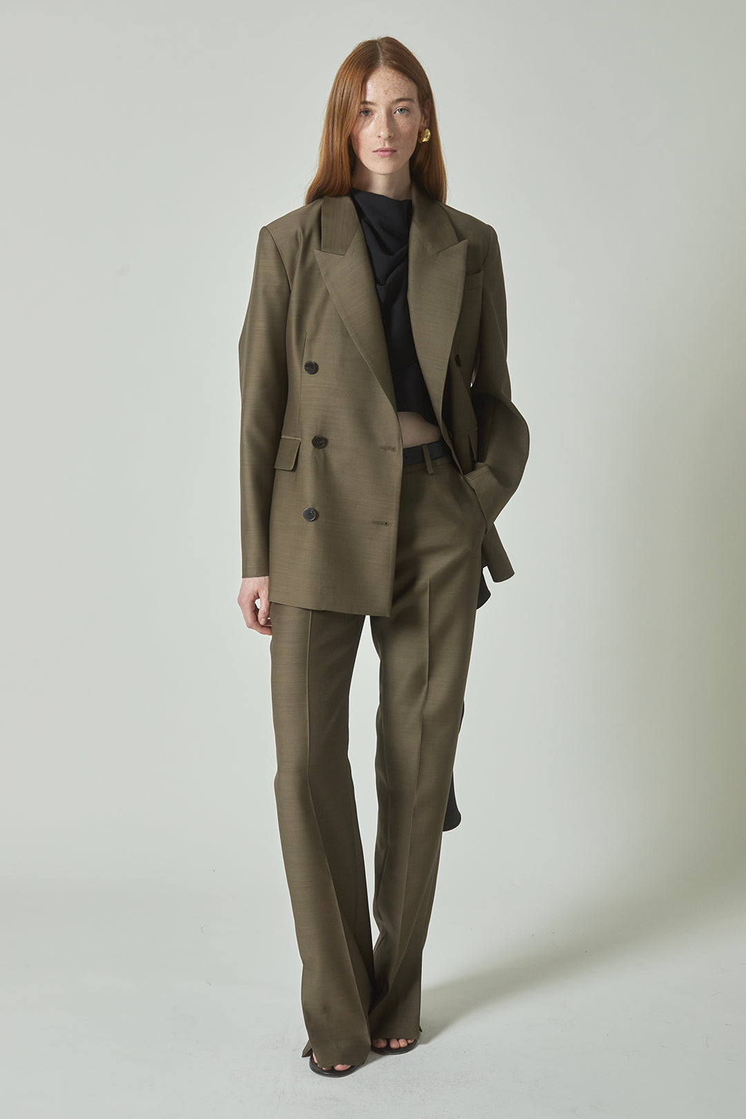 Estelle Blazer in Silk Wool