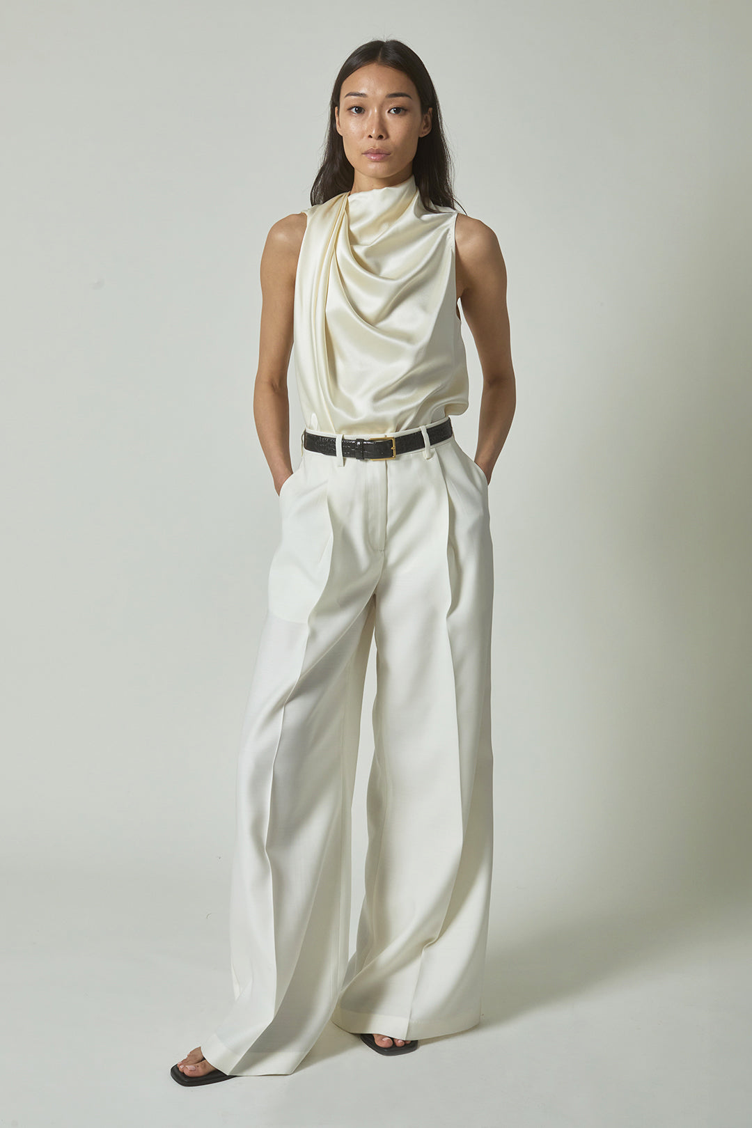 Laurence Trousers in Ivory