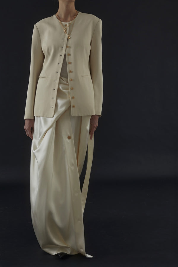 Catalina Blazer in Fluid Twill