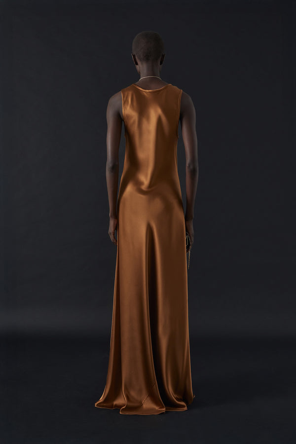 Margot Dress in Burnt Sienna