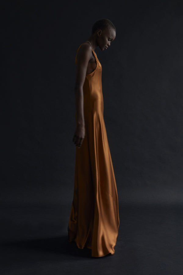 Margot Dress in Burnt Sienna