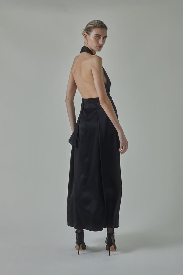 Barbara Dress in Satin