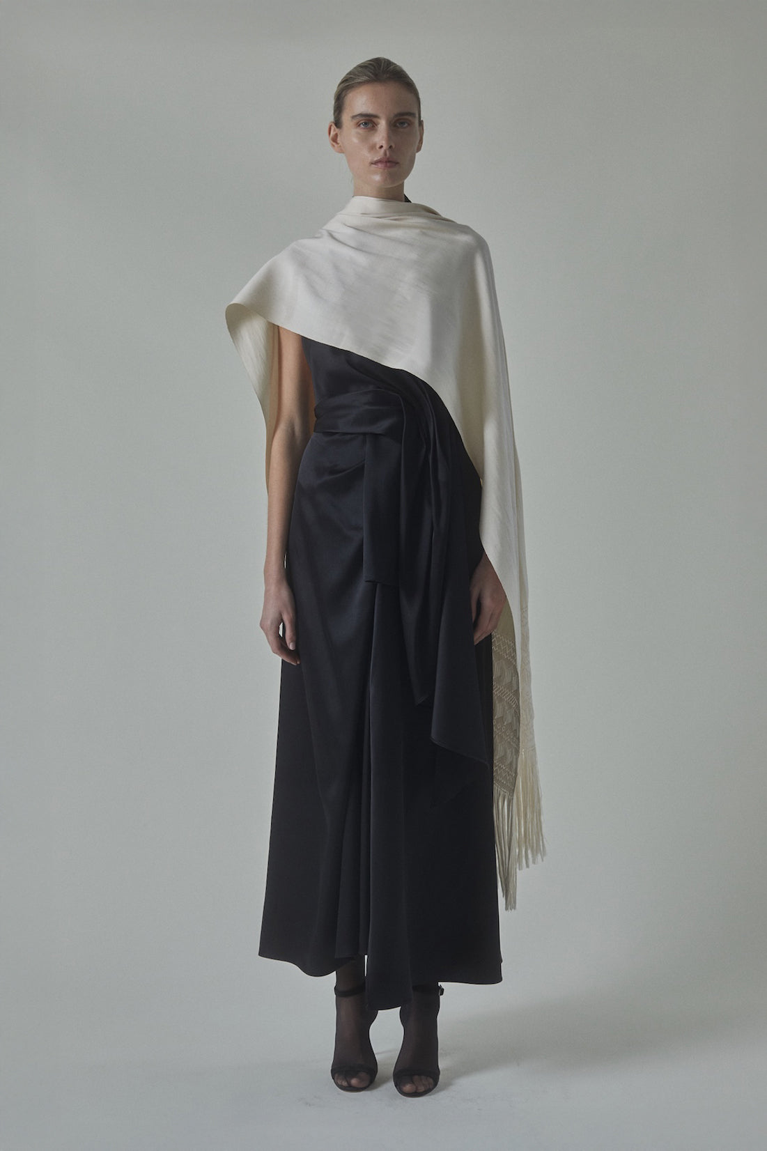 Barbara Dress in Satin