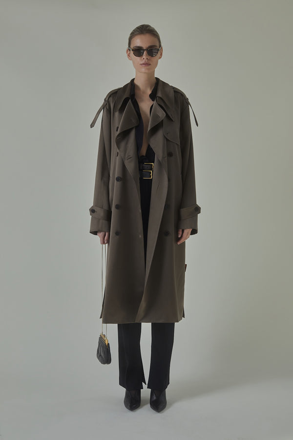 Maggie Silk Trench