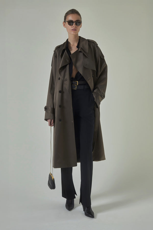Maggie Silk Trench