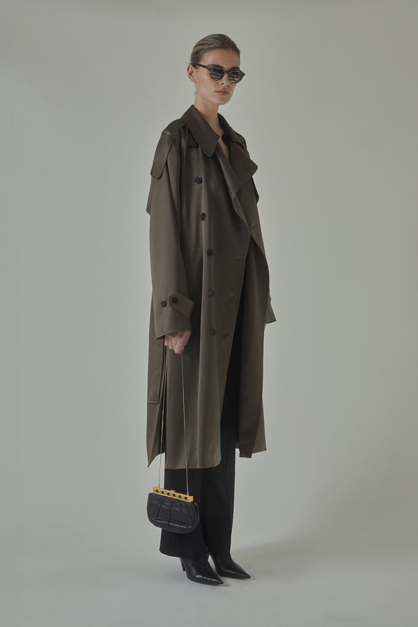 Maggie Silk Trench