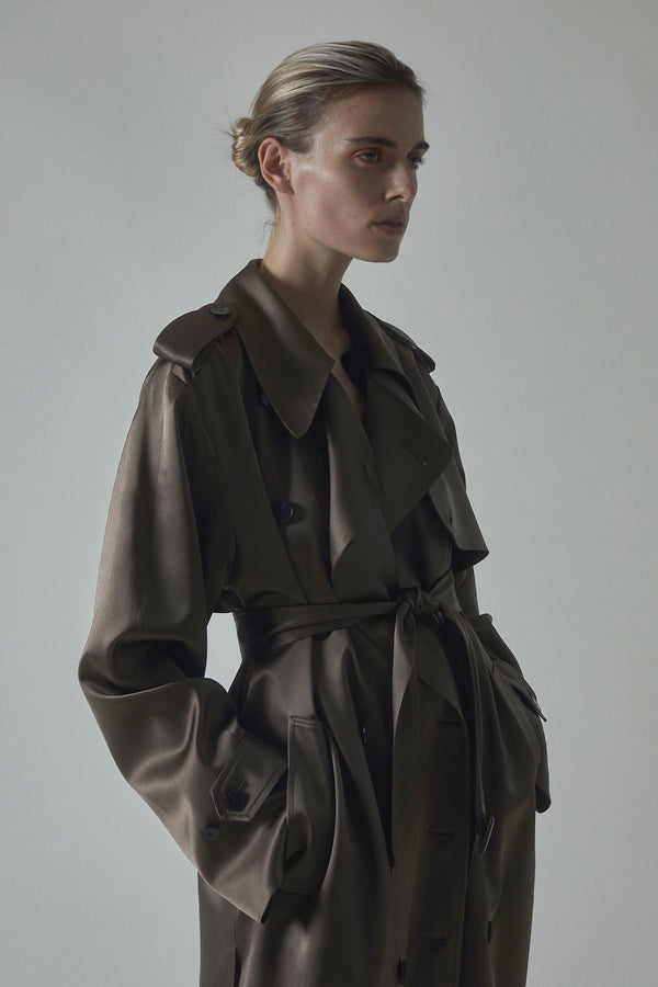 Maggie Silk Trench