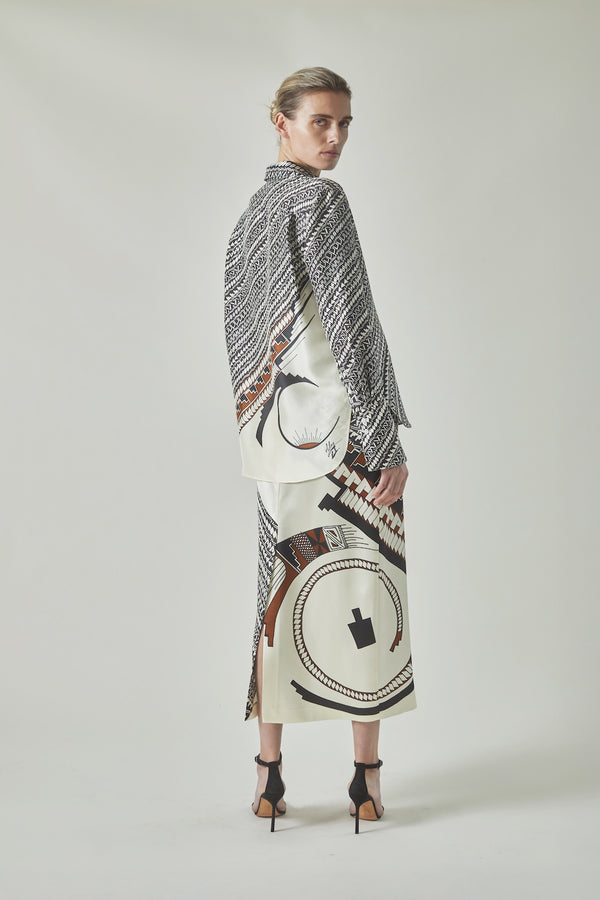 Lexi Skirt in A. Jurado Print