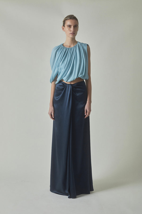 Leticia Skirt in Deep Teal