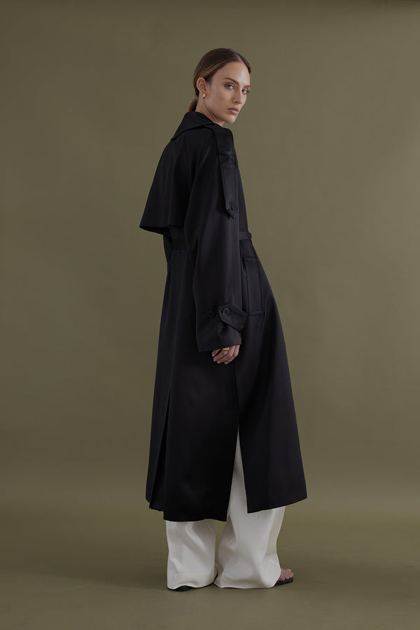 Imogen Silk Trench