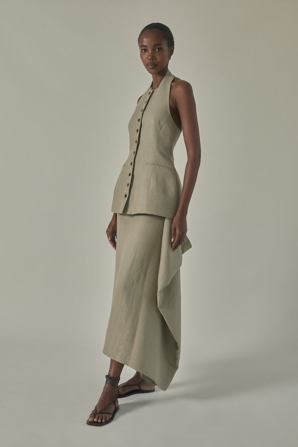 Augusta Skirt in Linen