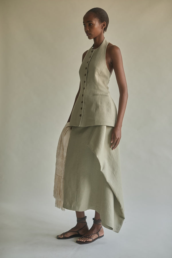 Augusta Skirt in Linen