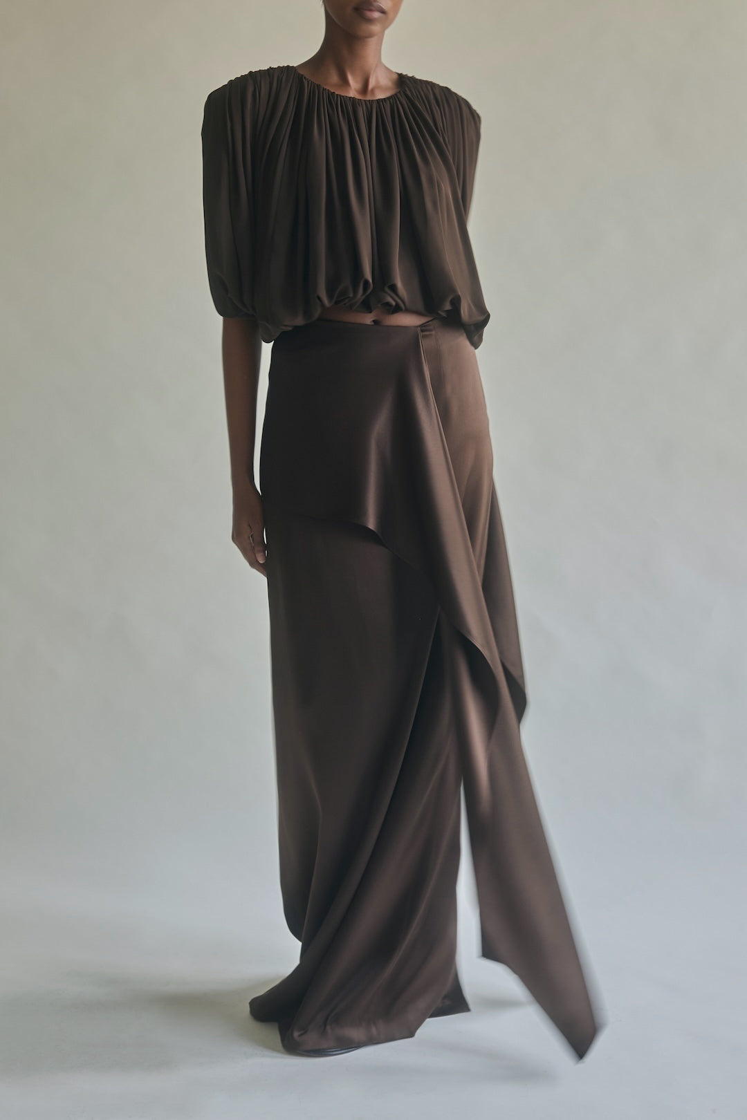 Renata Top in Tobacco