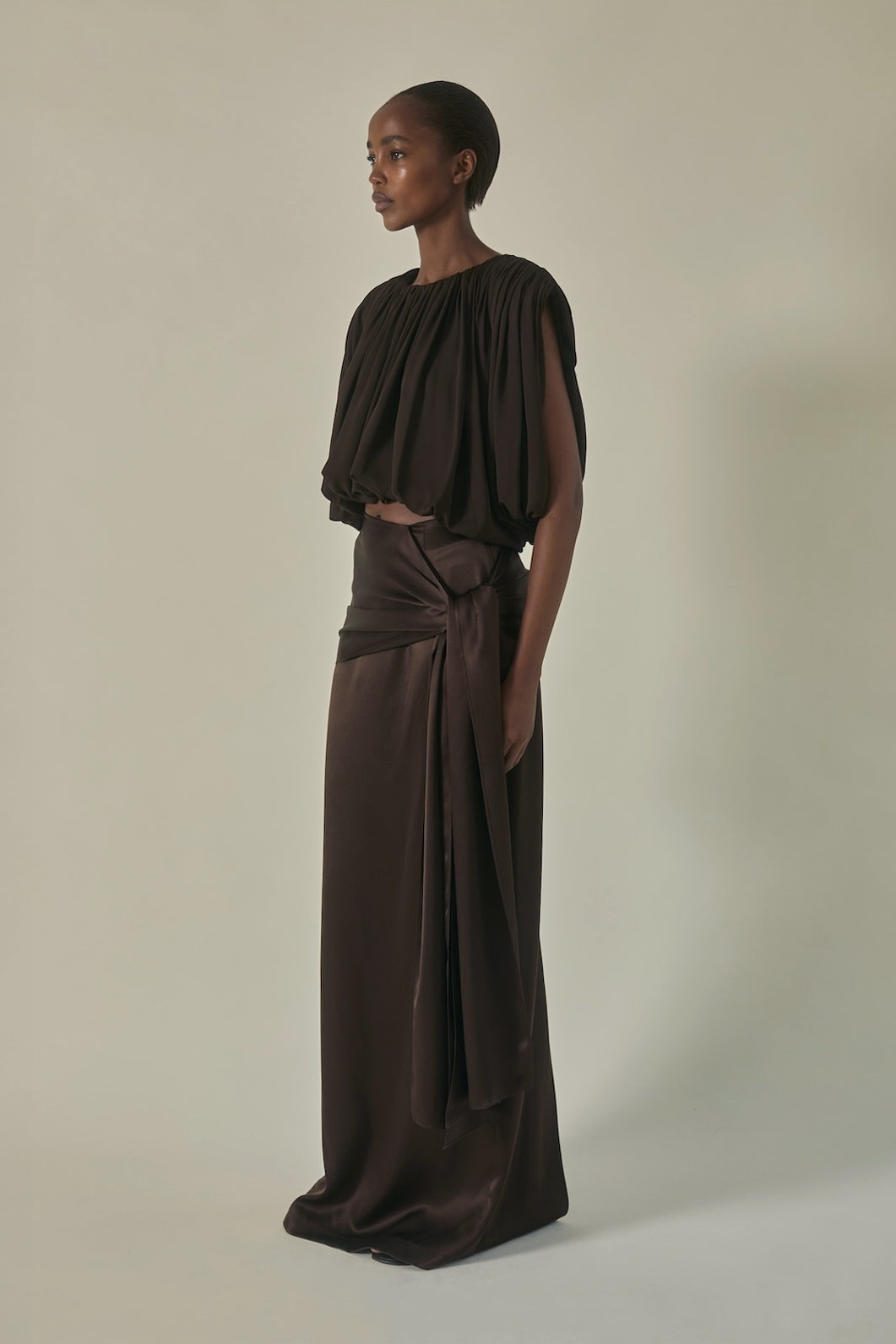 Renata Top in Tobacco