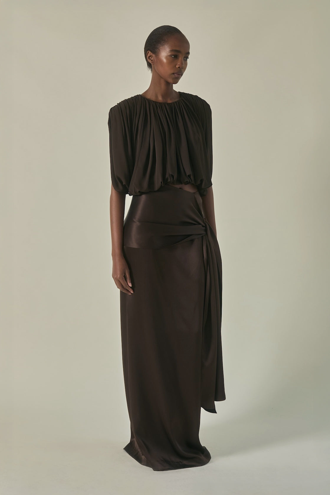 Renata Top in Tobacco