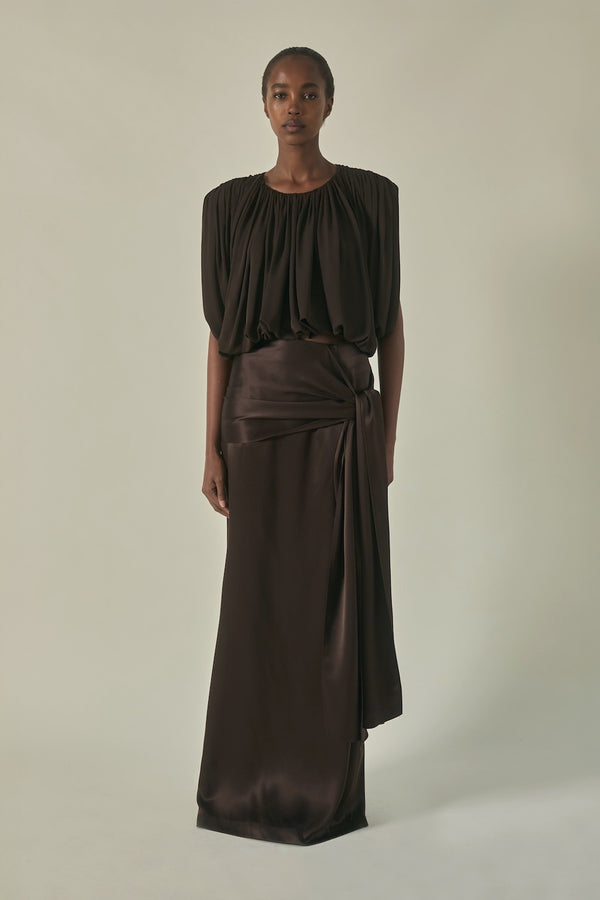 Mila Skirt in Tobacco