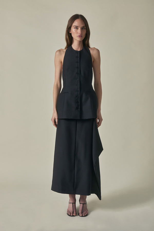 Augusta Skirt in Silk Wool