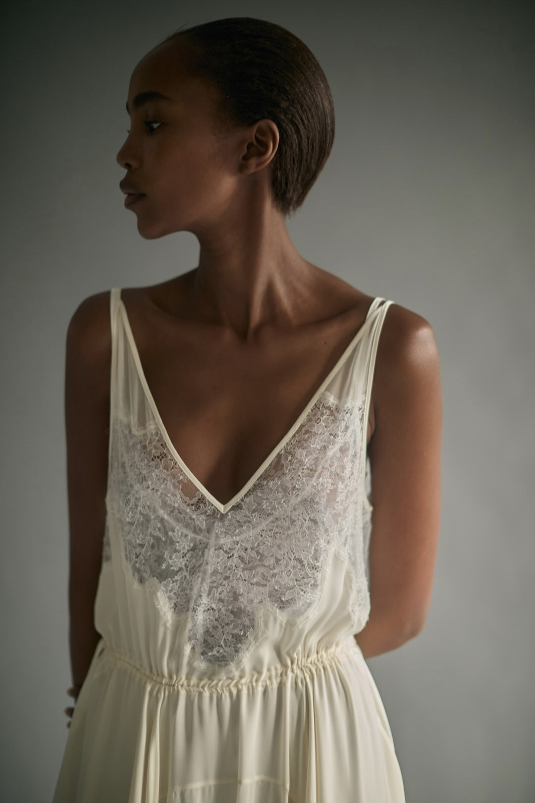 Josephine Dress in Ivory