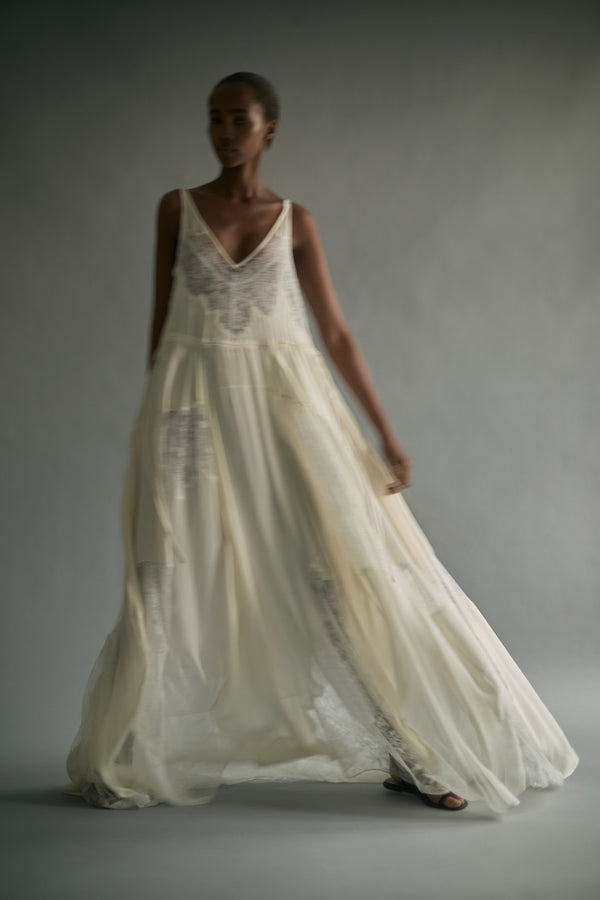 Josephine Dress in Ivory
