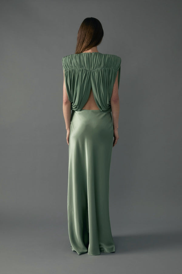 Perla Skirt in Eucalyptus