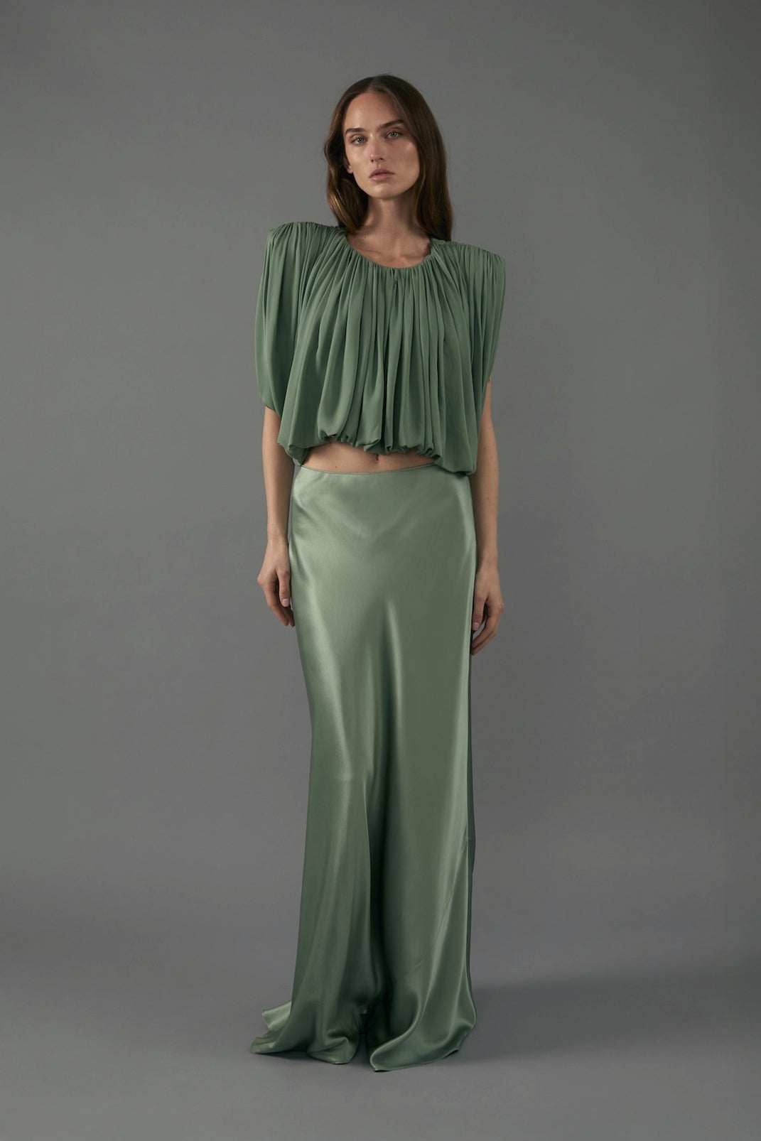 Perla Skirt in Eucalyptus