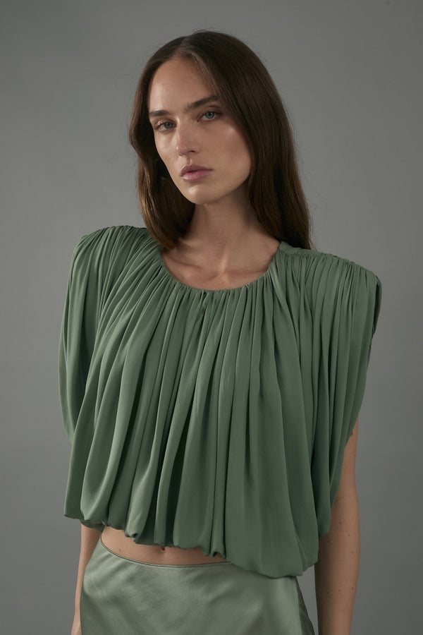 Renata Top in Eucalyptus