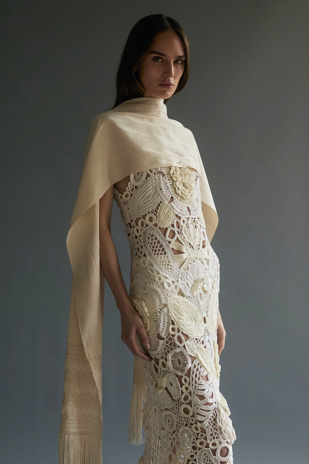 Rebozo by Arturo Estrada in Ivory