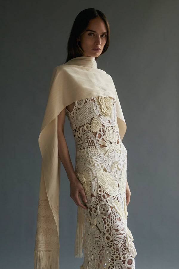 Rebozo by Arturo Estrada in Ivory