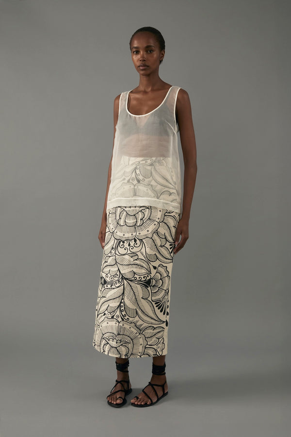 Elaine Top in Organza