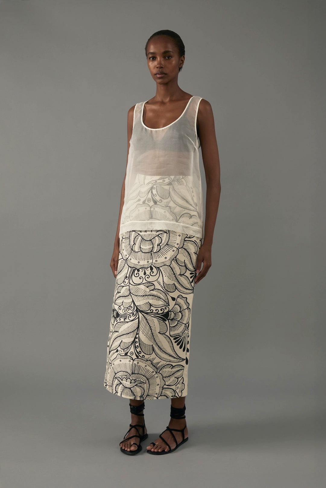 Lexi Skirt in B.R.B Print