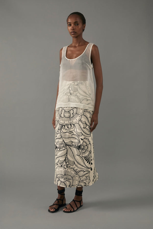 Lexi Skirt in B.R.B Print