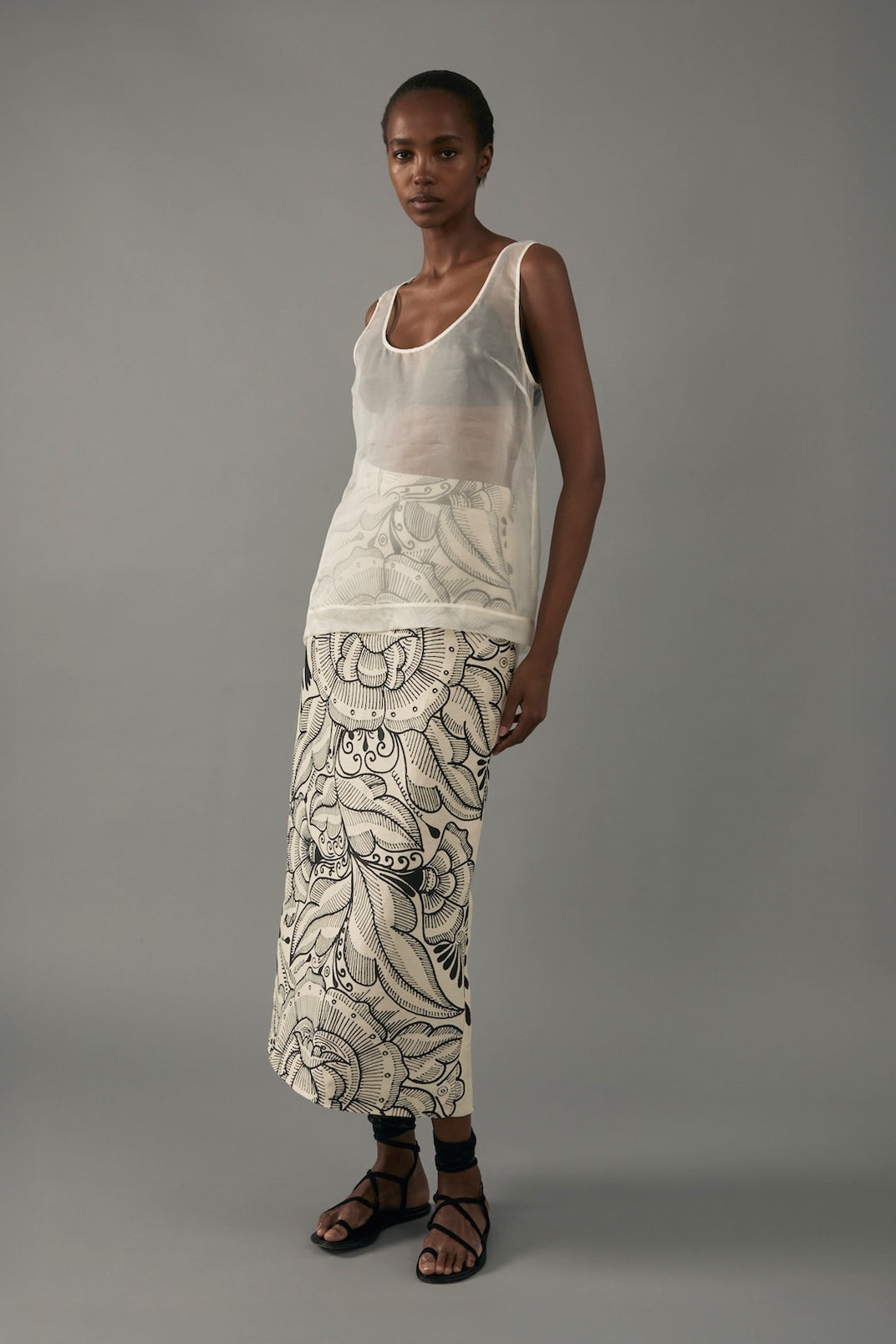 Elaine Top in Organza