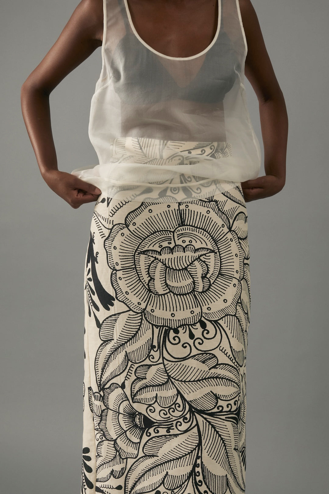 Elaine Top in Organza