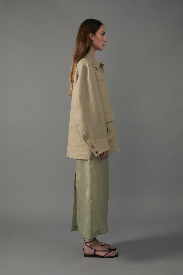 Barn Jacket in Linen