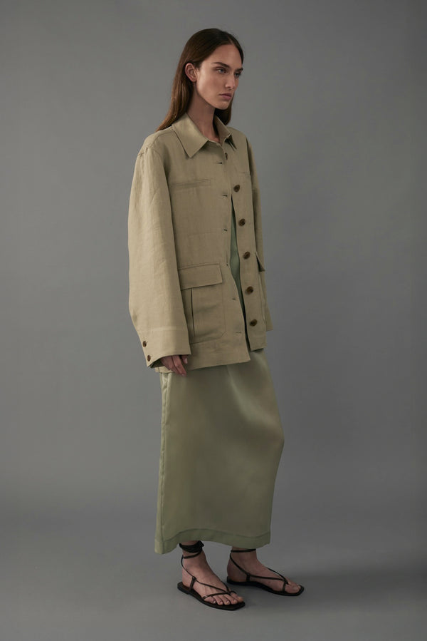 Barn Jacket in Linen