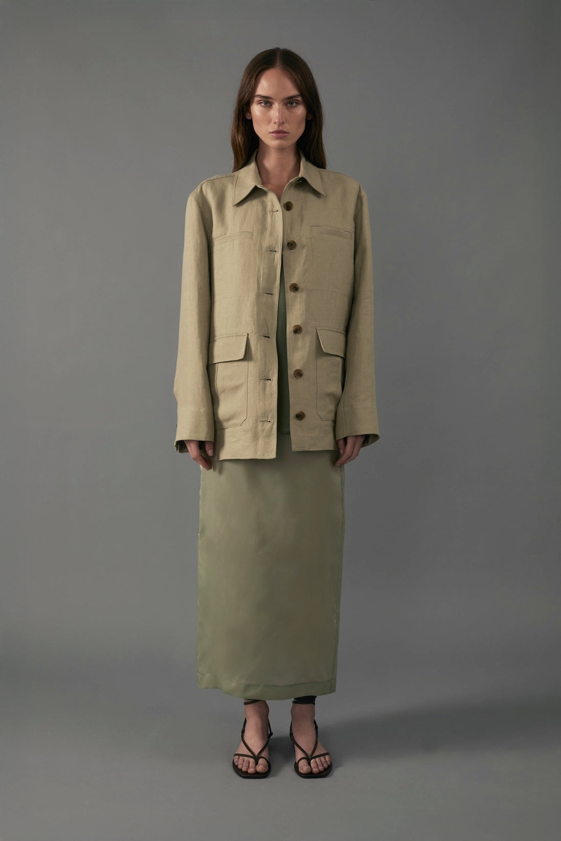 Barn Jacket in Linen