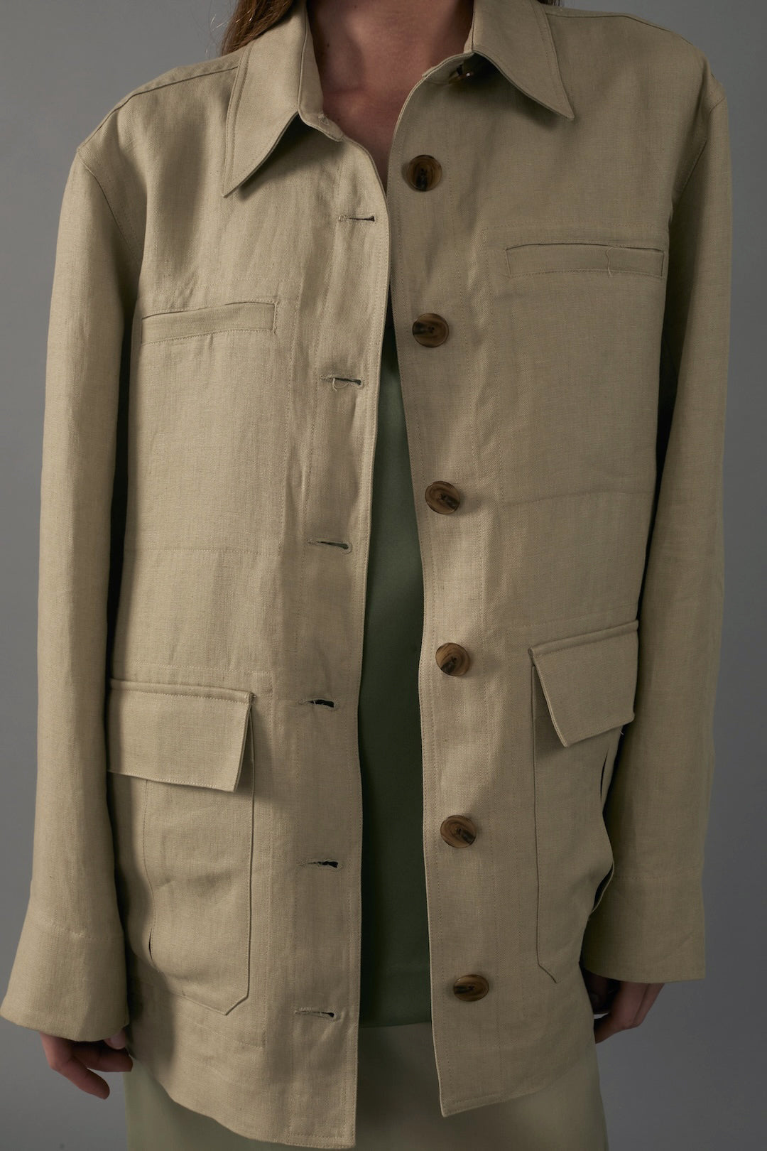 Barn Jacket in Linen