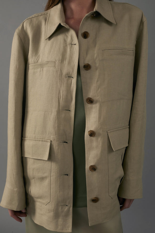 Barn Jacket in Linen