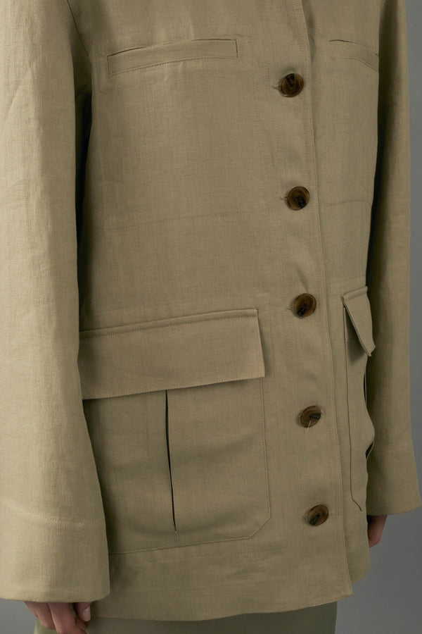 Barn Jacket in Linen