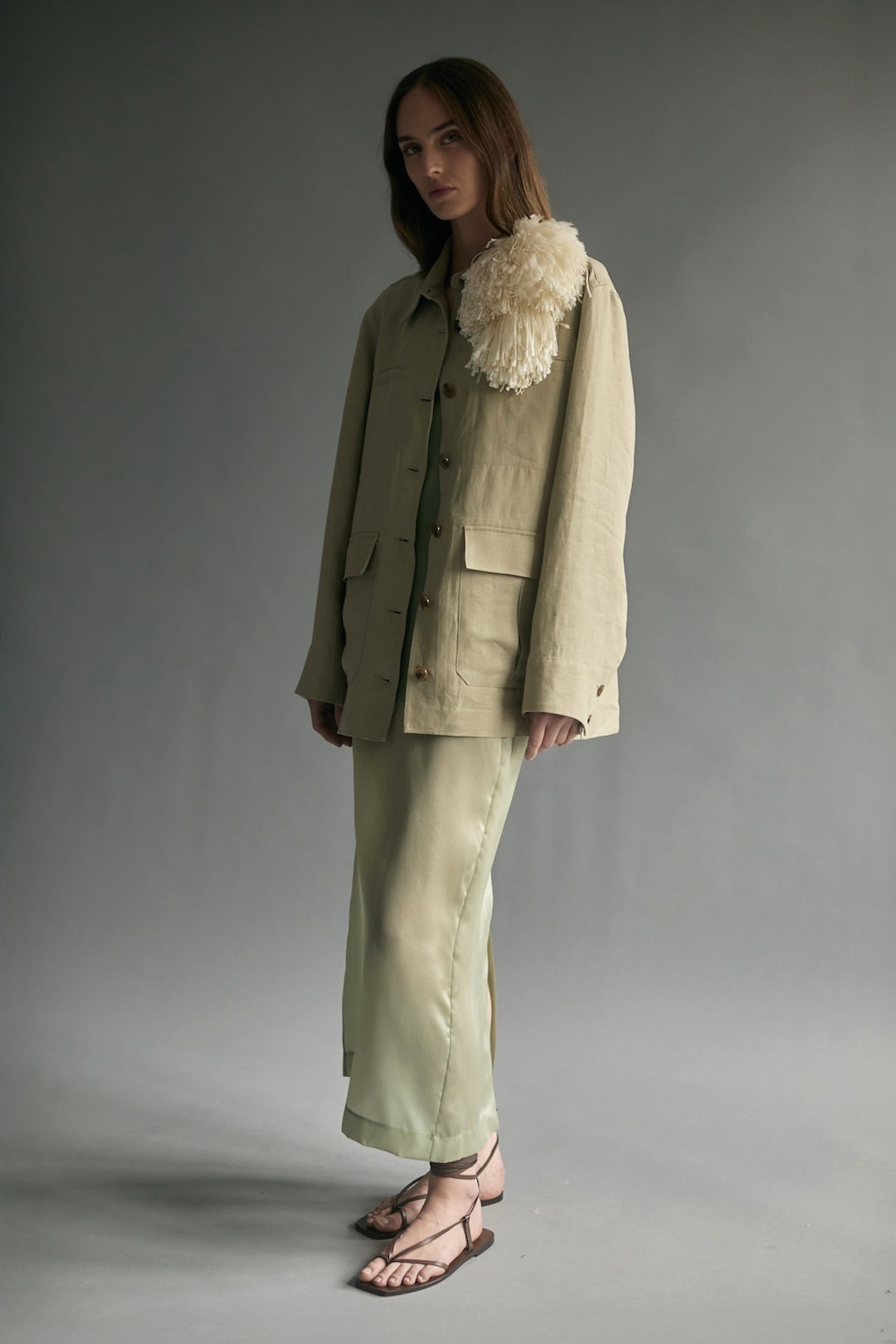 Barn Jacket in Linen