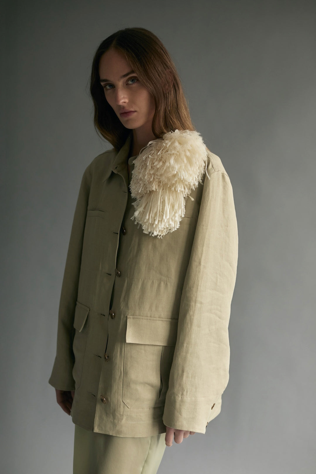 Barn Jacket in Linen
