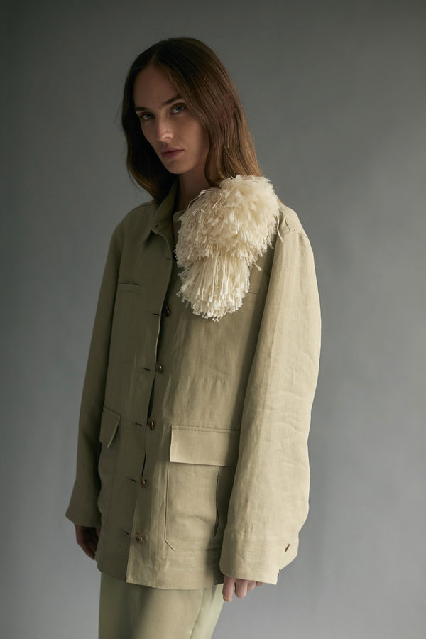 Barn Jacket in Linen