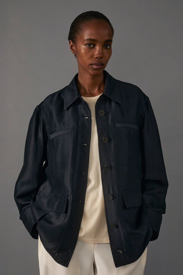 Barn Jacket in Silk