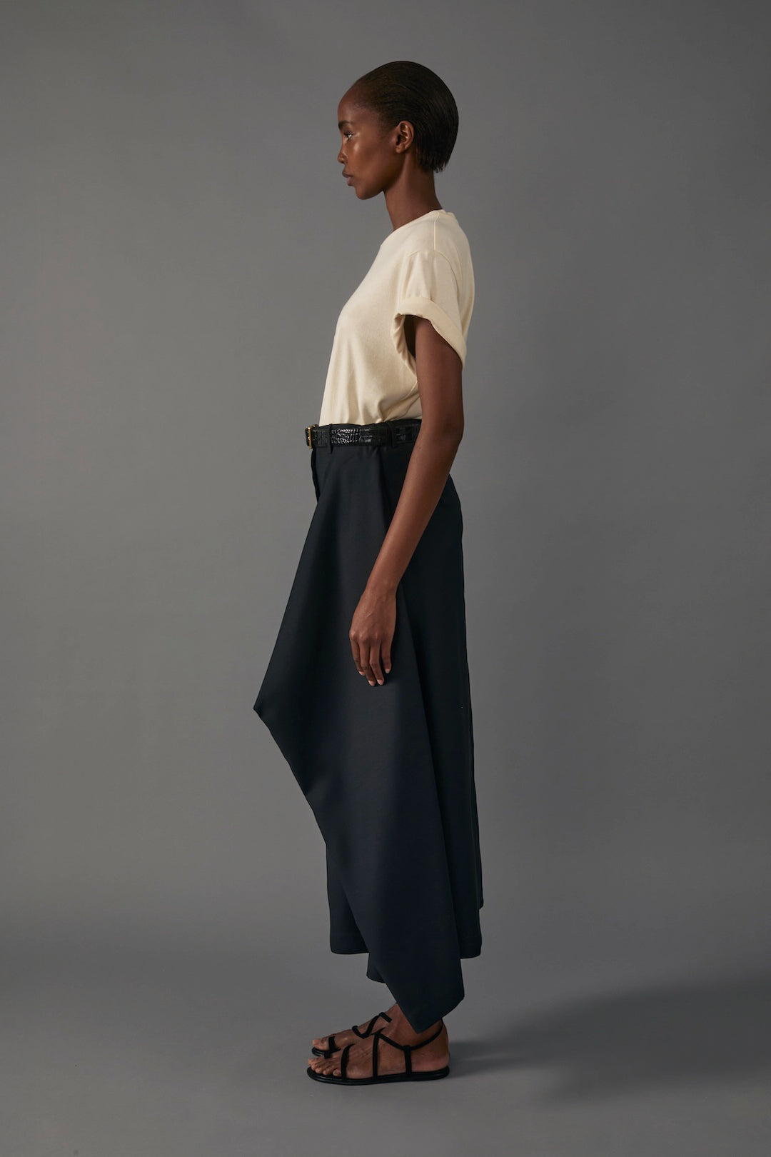 Augusta Skirt in Silk Wool