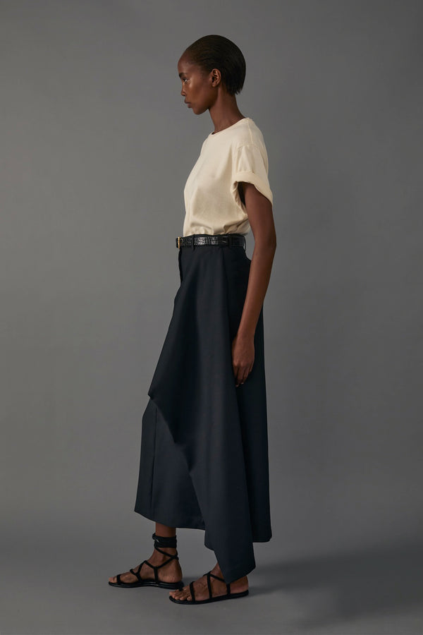 Augusta Skirt in Silk Wool