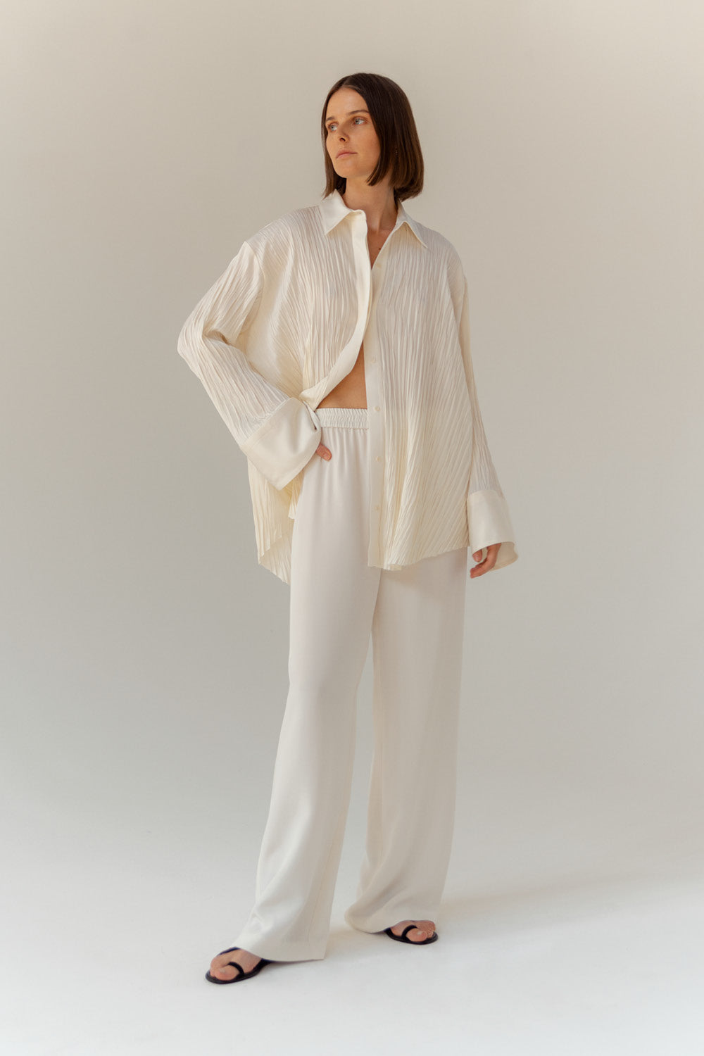 Genevieve Trouser in Ivory
